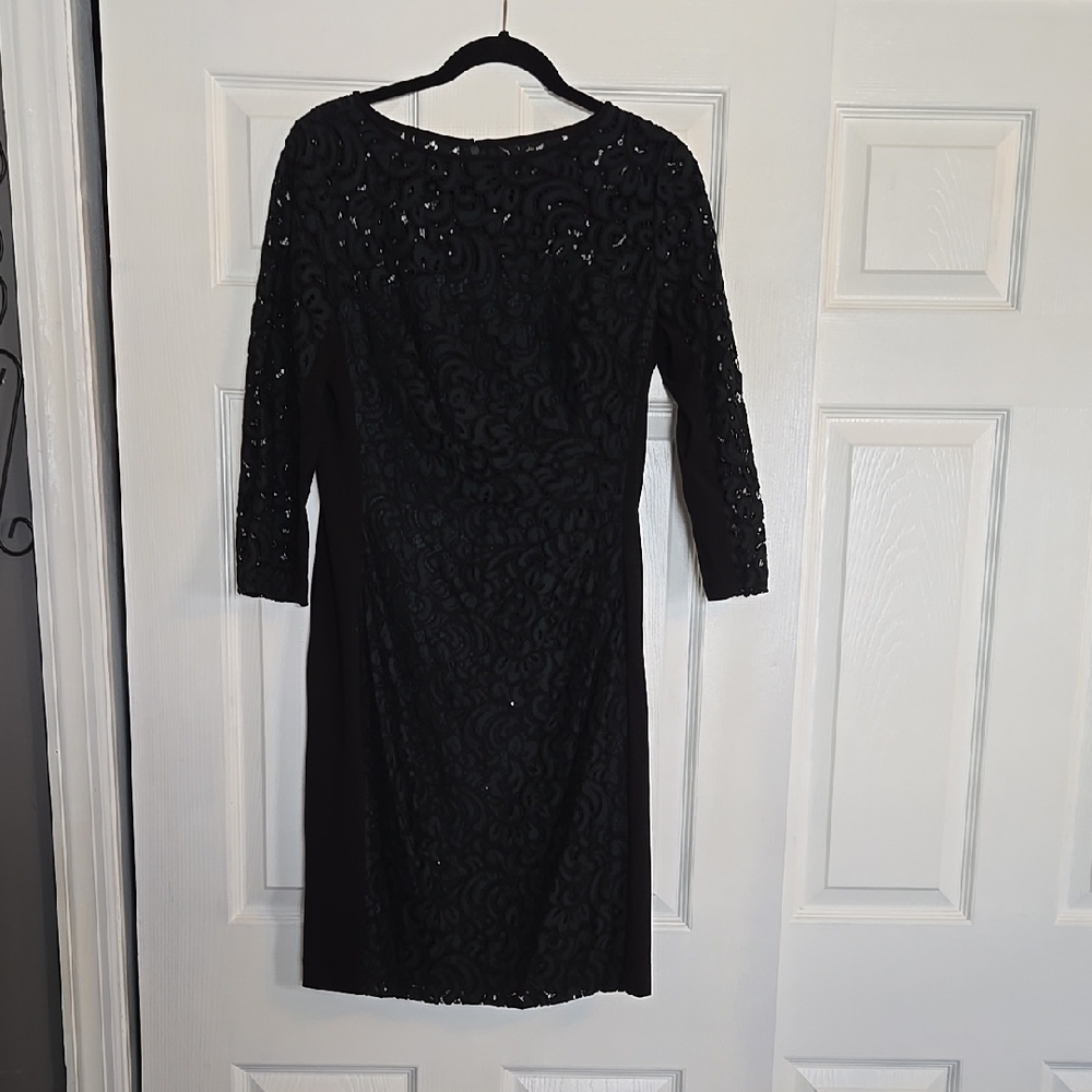 Elegant Black Lace Dress